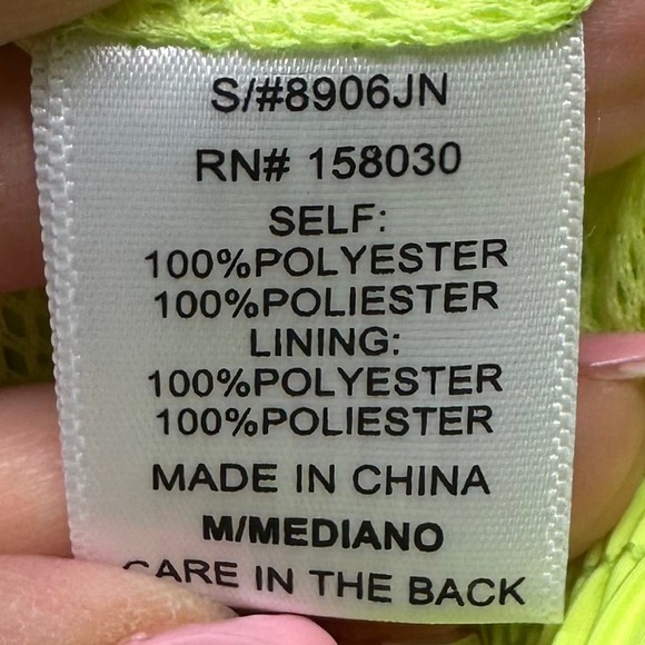 New! Love Tree Women’s Sz M Green Long Sleeve Cropped Zip Up Windbreaker, V567 - Picture 15 of 16